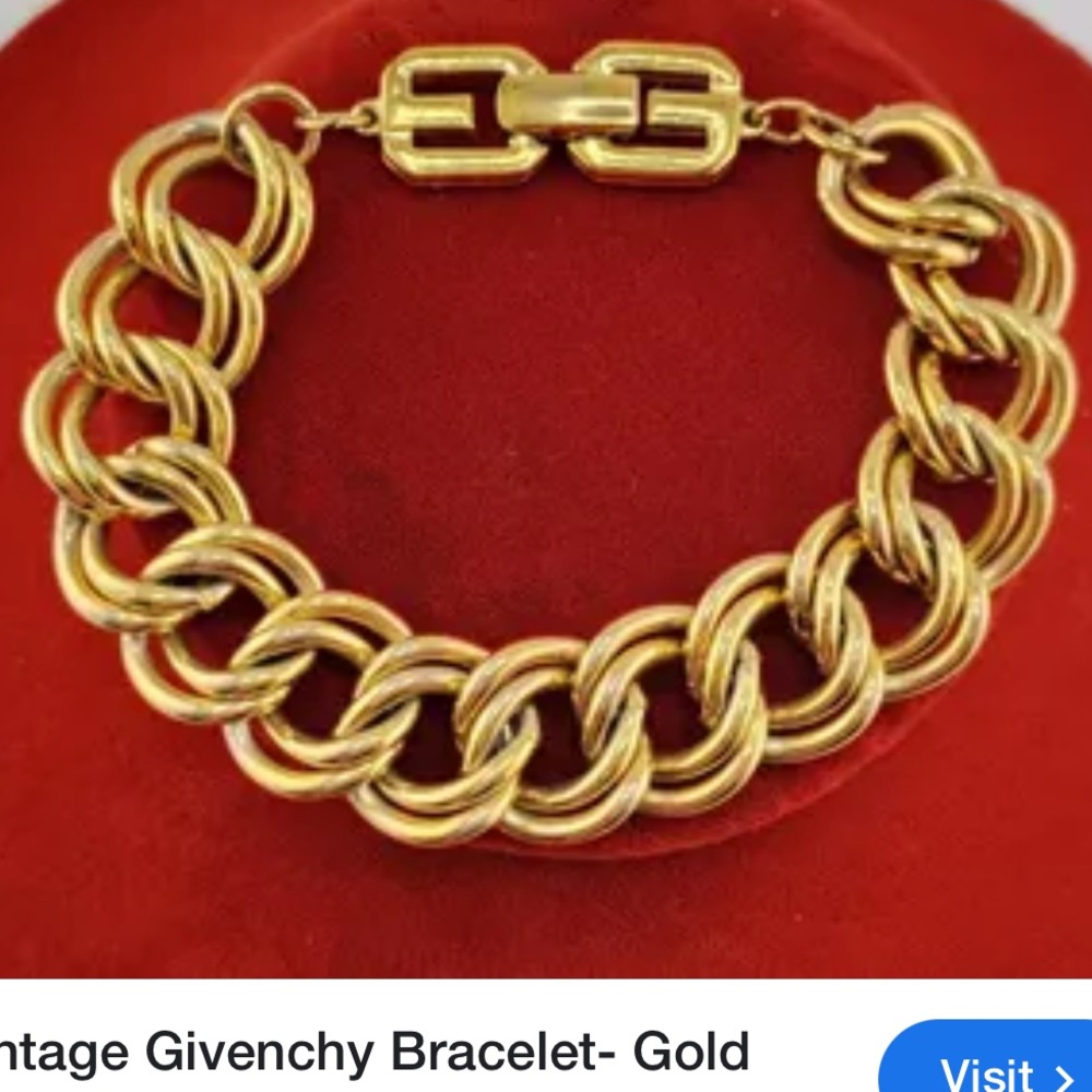 Givenchy Gold Chain Bracelet - Picture 3 of 3